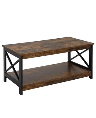 Convenience Concepts 39.5" Medium-Density Fiberboard Oxford Coffee Table with Shelf