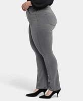 Nydj Plus High Rise Billie Slim Bootcut Jeans
