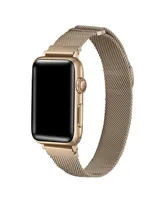 Posh Tech Unisex Skinny Infinity Stainless Steel Mesh Band for Apple Watch Size- 38mm, 40mm, 41mm