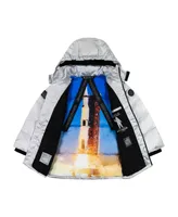 Space One Toddler Boys Galactic Puffer Jacket