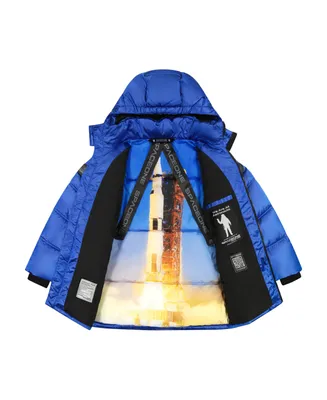 Space One Toddler Boys Galactic Puffer Jacket