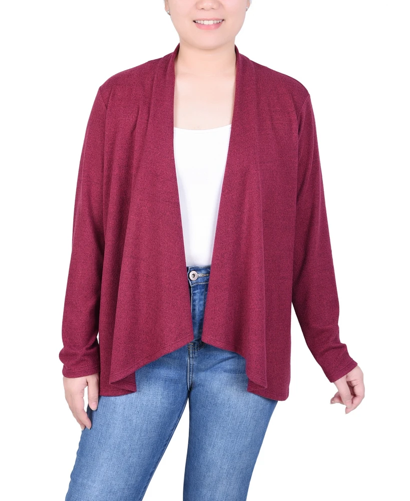 Ny Collection Women's Sleeve Swing Cardigan Sweater