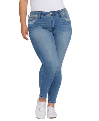 Seven7 Plus High Rise Greenwich Skinny Jeans