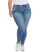 Seven7 Plus High Rise Greenwich Skinny Jeans