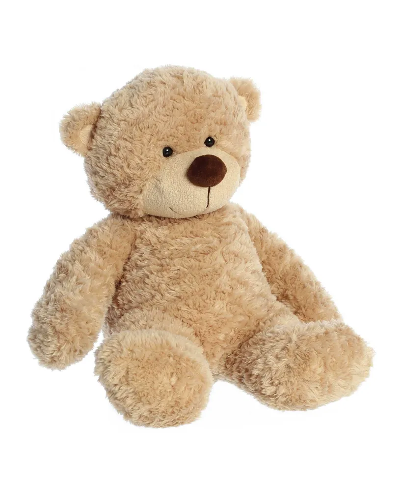Aurora Large Bonny Bear Snuggly Plush Toy Tan 16"