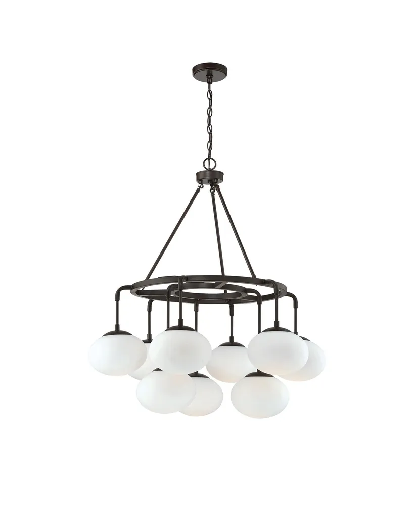 Trade Winds Sophia 9-Light Chandelier in Oil Rubbed Bronze