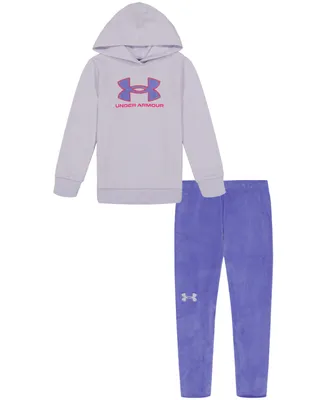 Under Armour Toddler Girls Applique Tunic Hoodie and Leggings Set, 2 Piece