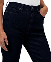 Style & Co Petite High-Rise Straight-Leg Jeans, Created for Macy's