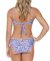 Raisins Juniors Full Moon Abstract Print Bikini Top Bottoms