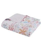 Urban Habitat Iris Woodland Animals Reversible Cotton Piece Quilt Set