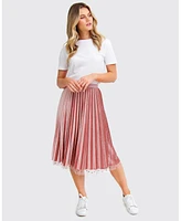 Belle & Bloom Women's Mixed Feeling Reversible Skirt