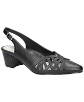 Easy Street Women's Bizzy Buckle Slingback Pumps