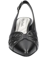 Easy Street Women's Bizzy Buckle Slingback Pumps