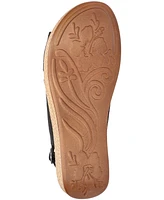 Easy Street Women's Gannett Buckle Slingback Wedge Sandals