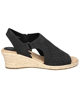 Easy Street Women's Serena Zip Espadrille Wedge Sandals