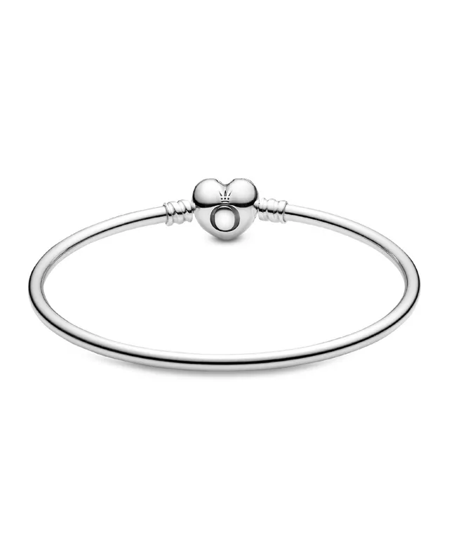 Pandora Moments Cubic Zirconia 14K Rose Gold-Plated Sparkling Shooting Star  Clasp Bangle Bracelet