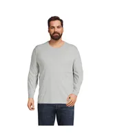 Lands' End Men's Big and Tall Super-t Long Sleeve T-Shirt