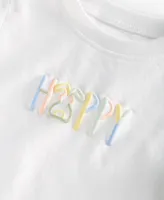 First Impressions Baby Boys Happy To Hop Graphic T Shirt, Created for Macy's