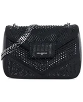 Karl Lagerfeld Paris Fleur Small Embellished Shoulder Bag