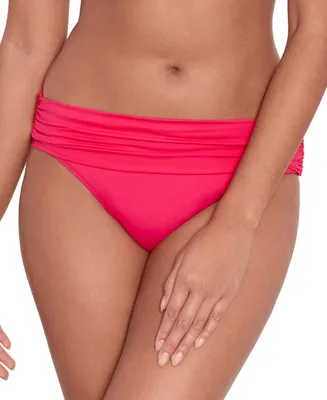 Lauren Ralph Beach Club Ruched Bikini Bottoms