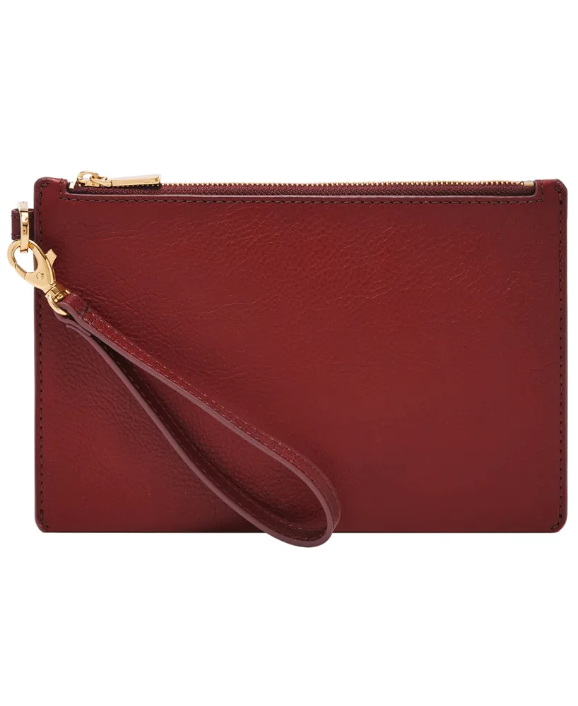 Amazon.com: Fossil Women's Polly Leather Zip Pouch Wallet with Clip :  Clothing, Shoes & Jewelry