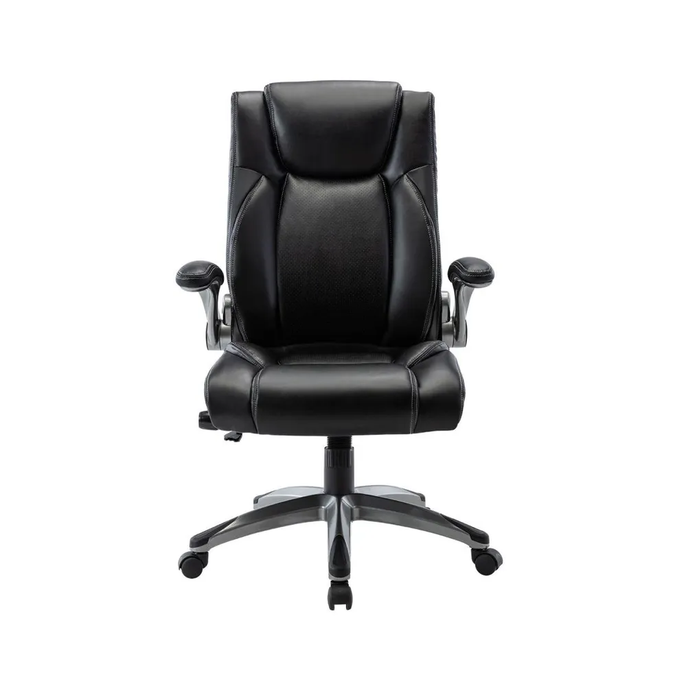 Faux Leather Office Chair with Ergonomic Adjustment