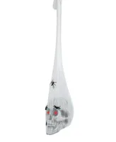 National Tree Company 27" Animated Halloween Sound-Activated Hanging Skull