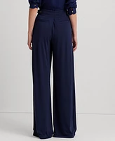 Lauren Ralph Lauren Petite Stretch Jersey Wide-Leg Pants