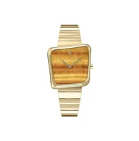 Vanna Nebula Women's Tiger's Eye Stainless Steel Watch