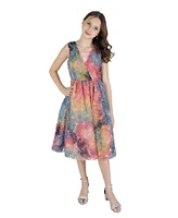 Christian Siriano Big Girls Sleeveless Ombre Soutache Dress