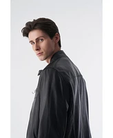 Furniq Uk Men's Cruiser Style Genuine Leather Jacket