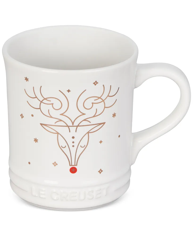 Le Creuset Noel Collection 14-Oz. Stoneware Rudolph Coffee Mug