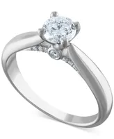 Diamond Solitaire Engagement Ring (3/4 ct. t.w.) in Platinum