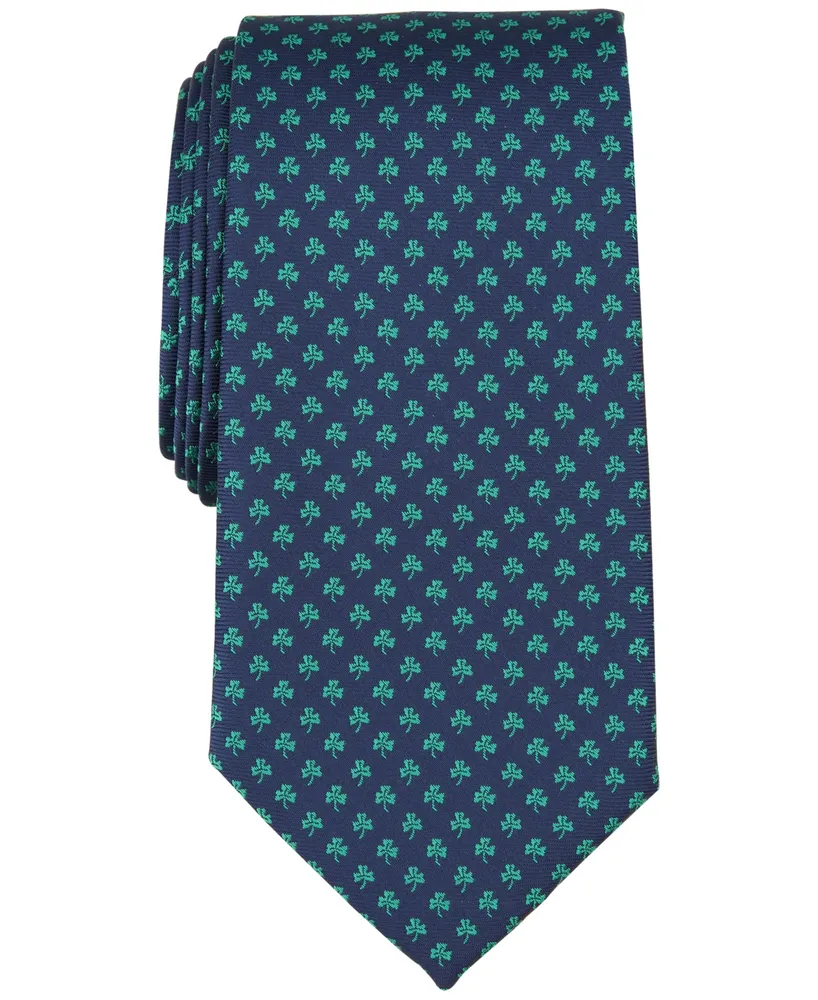 Club Room Men's Shamrock Tie, Created for Macy's