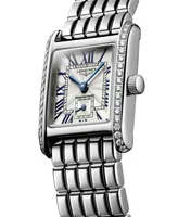 Longines Women's Swiss Mini DolceVita Diamond (1/2 ct. t.w.) Stainless Steel Bracelet Watch 22x29mm