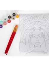 Kids Crafts Believe in Yourself Paint by Number Craft Kit