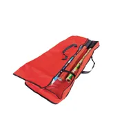 Northlight Zip-Up Wrapping Paper Christmas Storage Organizer Bag
