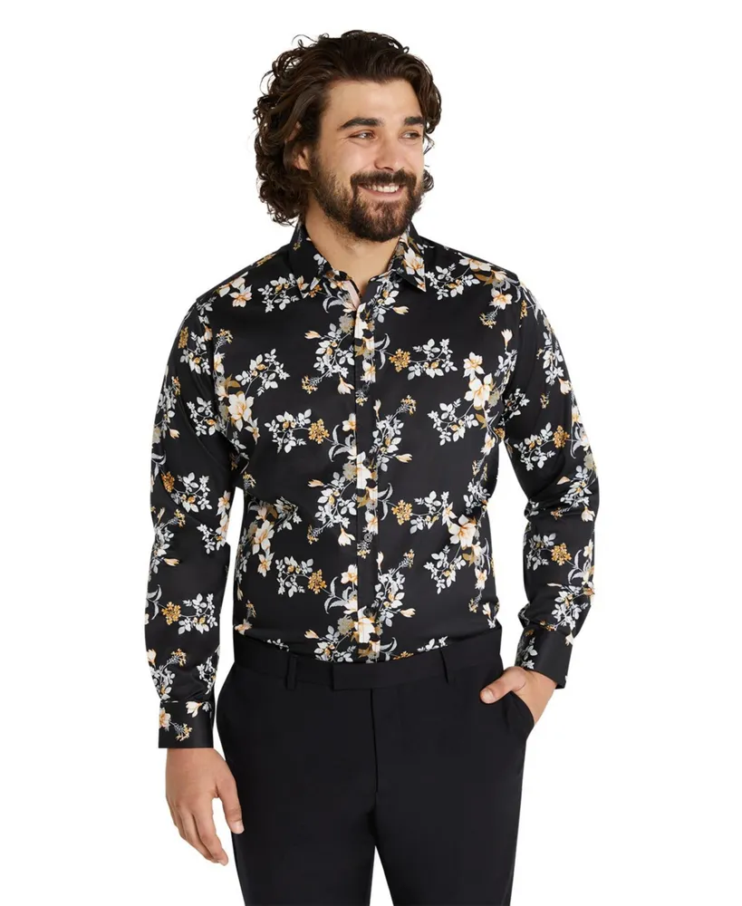 Johnny Bigg Men's Miles Floral Print Shirt