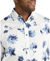 Johnny Bigg Men's Camden Floral Print Stretch Shirt