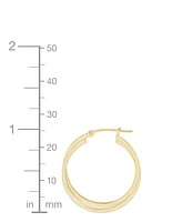 Intertwined Hoop Earrings 14k Gold