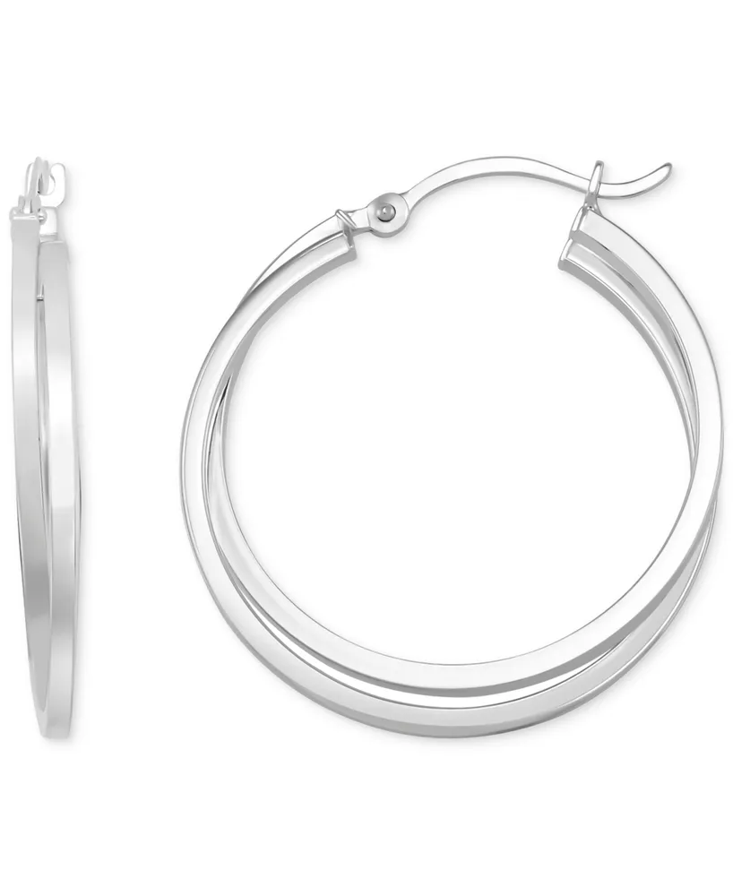 Intertwined Hoop Earrings 14k Gold