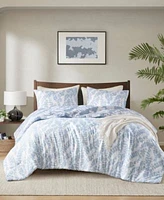 Closeout 510 Design Aria Floral Print Reversible Comforter Sets