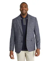 Johnny Bigg Men's Big & Tall Elio Check Stretch Blazer Suit