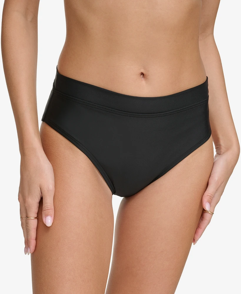 Dkny Women's High Waist Bikini Bottoms