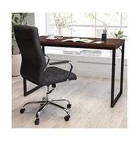 Berlin Computer Desk With Open Metal Frame