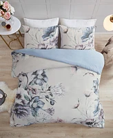 Madison Park Cassandra Cotton 3-Pc. Duvet Cover Set