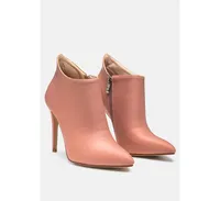 Melba Womens Pointed Toe Stiletto Boot