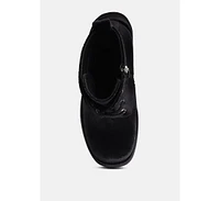 Ashcan Womens High Platform Velvet Ankle Boots