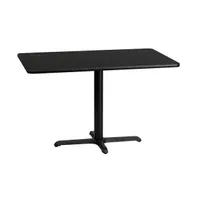 30"X48" Rectangular Laminate Table With 23.5"X29.5" Height Base