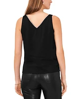 Vince Camuto Women's Rhinestone-Trim V-Neck Tank